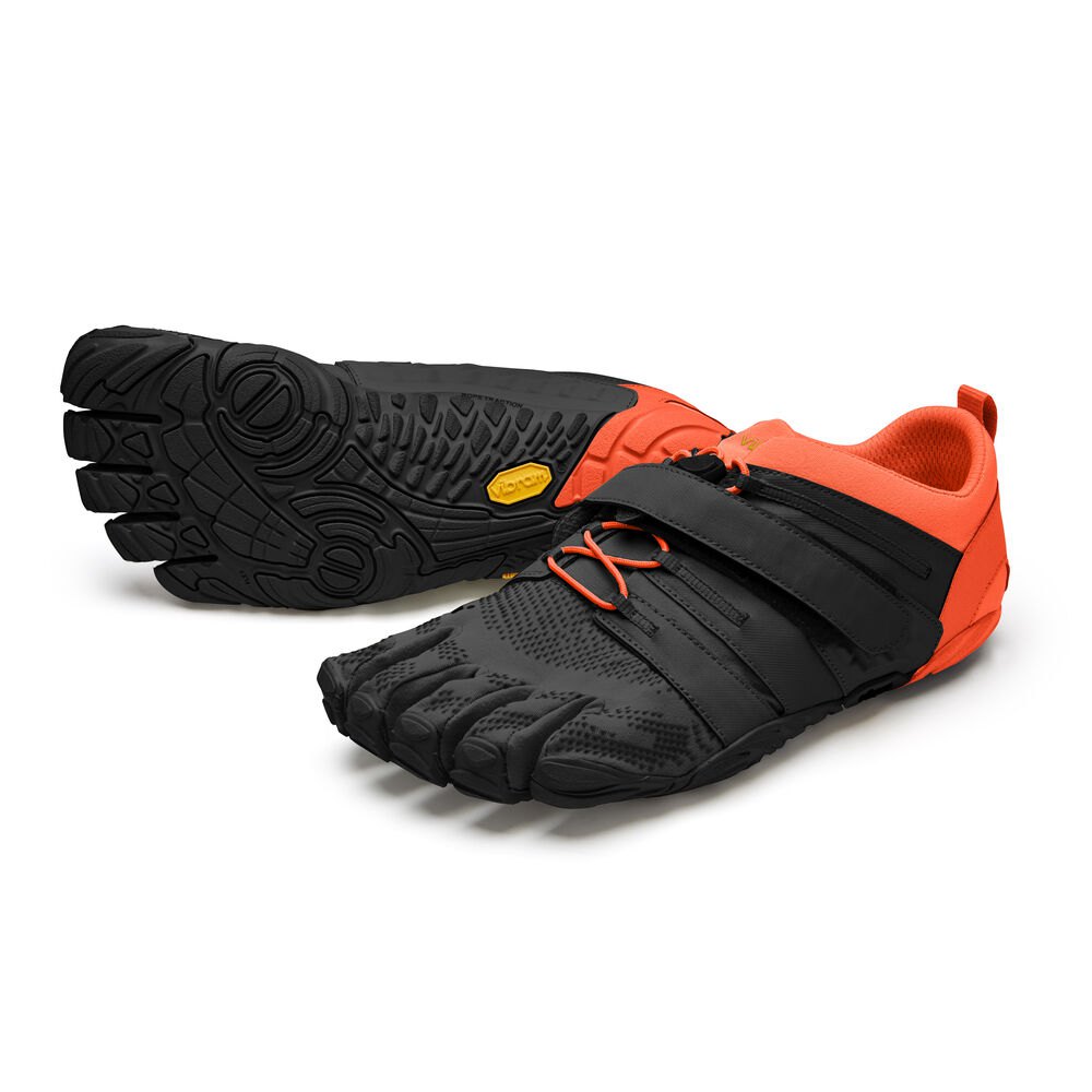 Botas Montaña Hombre Negros/Naranjas - FiveFingers V-Train 2.0 - BRCGTL-438